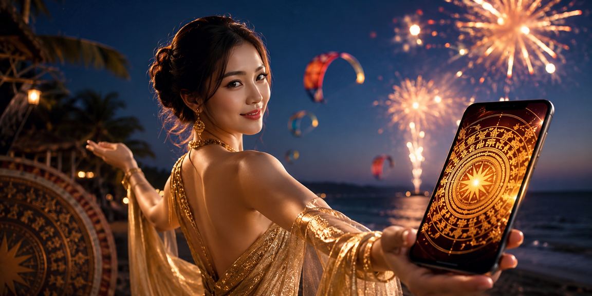 Phong cảnh bãi biển Mũi Né với ánh sáng dịu dàng